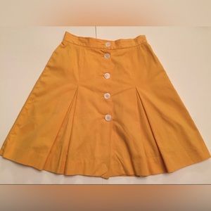 ChristianDior yellow A line skirt